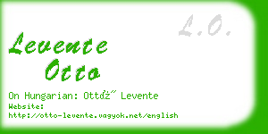 levente otto business card